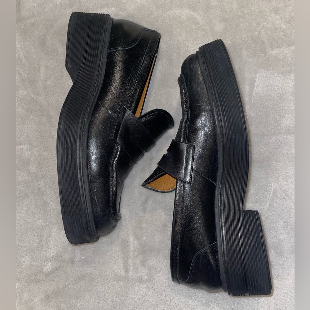 Marni Black Leather Loafers - Picture 5 of 8